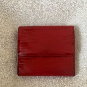 Louis Vuitton Authentic Epi Leather Trifold Wallet